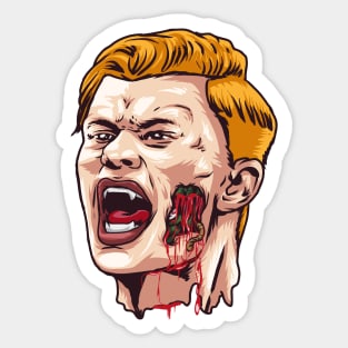 The Norway Zombie Illustration Sticker